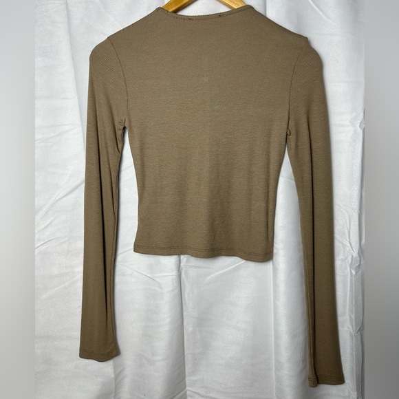 Missguided NWT Patchwork Exposed Seam Long Sleeve - Picture 2 of 4